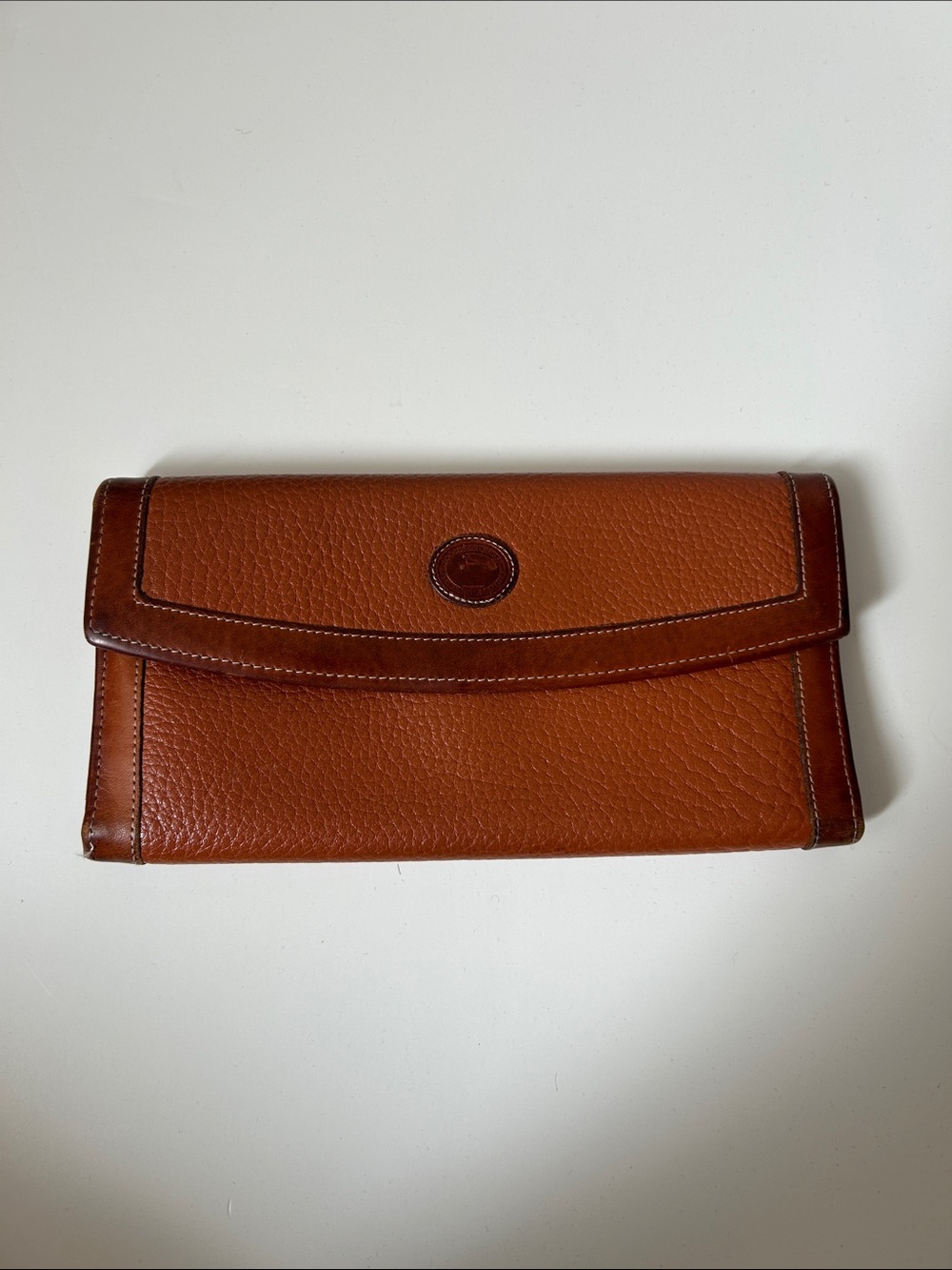 Dooney & Bourke Vintage brown Leather Wallet Made in USA